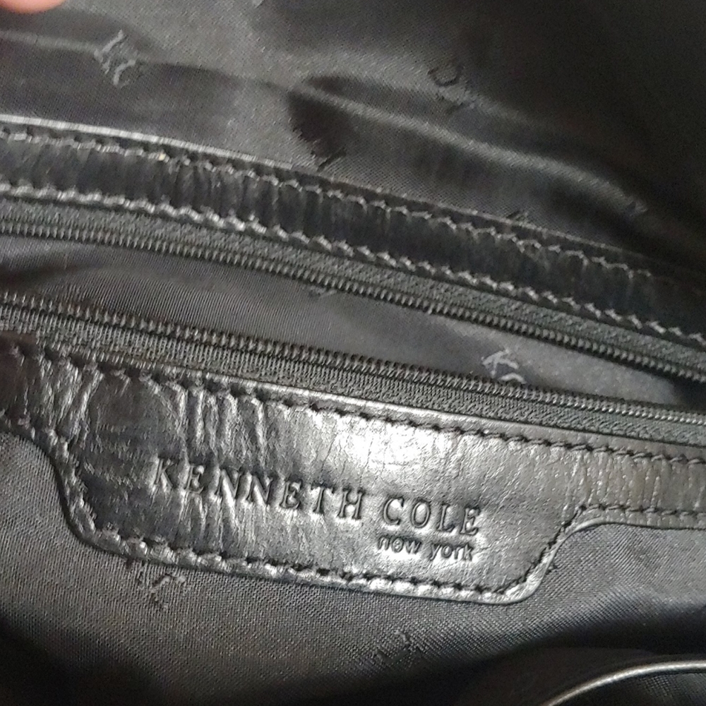 NWOT Kenneth Cole NY black leather bag - Picture 16 of 16